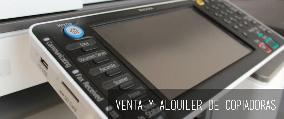 Venta y alquiler de copiadoras